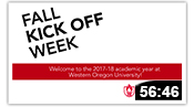 Fall Kick Off Week 2017