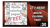 Wolfie Coloring Pages