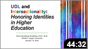 DEI 2024: UDL and Intersectionality