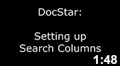 DocStar: Setting up Search Columns