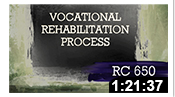 RC650: Vocational Rehabilitation Process