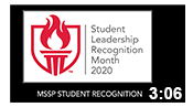 Student Leadership Recognition Month 2020: MSSP