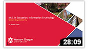 M.S. in Ed: Information Technology