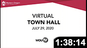 Virtual Town Hall July 29, 2020