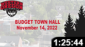 Budget Town Hall 11/14/22